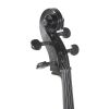 Cecilio CCO-Black Student Cello Instrument with Soft Padded Case,Tuner, Music Book, Cello Stand, Bow