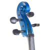 Cecilio CCO-Blue Student Cello Instrument with Soft Padded Case,Tuner, Music Book, Cello Stand, Bow