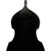 Cecilio CDB-Black Upright Double Bass Rosewood Fingerboard, Ebony Tailpiece