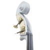 Cecilio CDB-White Upright Double Bass Rosewood Fingerboard, Ebony Tailpiece