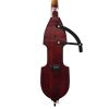 Cecilio CEDB-1DW Electric Upright Double Bass - 3/4 Size - Solid Wood - Ebony Fitted - Reddish Mahog