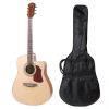 Kalos by Cecilio DG222CEQ Acoustic Electric Dreadnought Cutaway Body Guitar