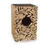 KP_CJ-ZB Zebra Printed on Natural Wood Cajon