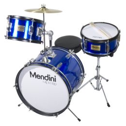 Mendini by Cecilio MJDS-3 - Jr Drum Sets with Cymbals 16 inches 3-Piece