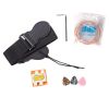 Kalos by Cecilio OGP2-40BK-C Black Concert Acoustic Guitar package