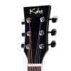 Kalos by Cecilio OGP2-40BK-C Black Concert Acoustic Guitar package