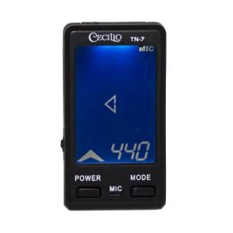 Cecilio T_TN-7 Mini Clip ON Tuner with Clip Mic Option